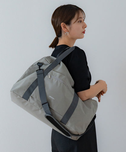 DEVICE＋ 【折りたたんで収納可能】 デバイスプラス 大容量 3way ボストンバッグ メンズ レディース