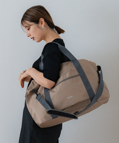 DEVICE＋ 【折りたたんで収納可能】 デバイスプラス 大容量 3way ボストンバッグ メンズ レディース