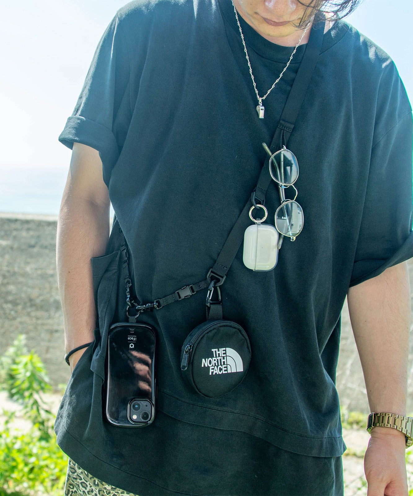 DEVICE＋ WEBBING MULTI GEAR STRAP ギアストラップ スマホショルダー ノームコア ゴープコア メンズ レディース ユニセックス