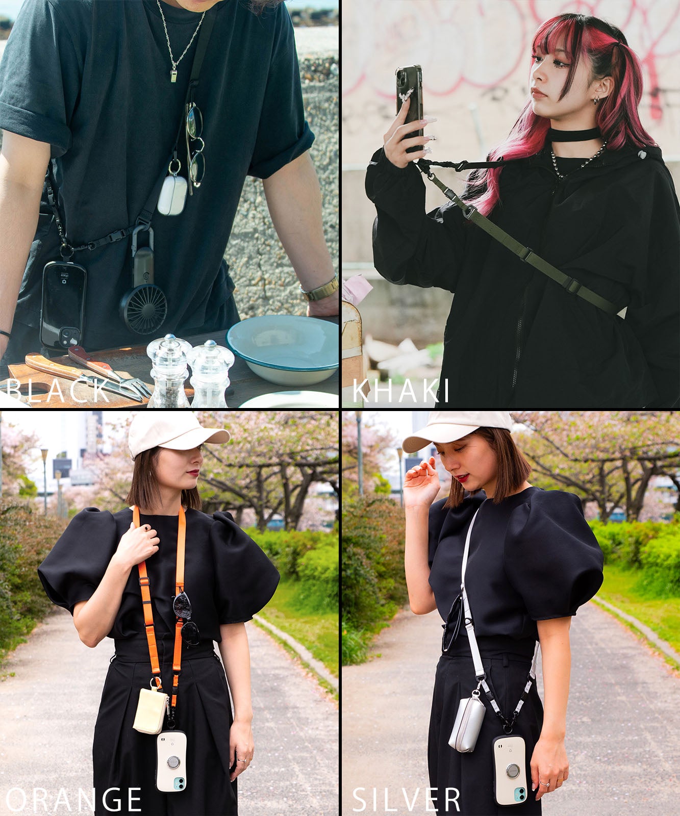 DEVICE＋ WEBBING MULTI GEAR STRAP ギアストラップ スマホショルダー ノームコア ゴープコア メンズ レディース ユニセックス
