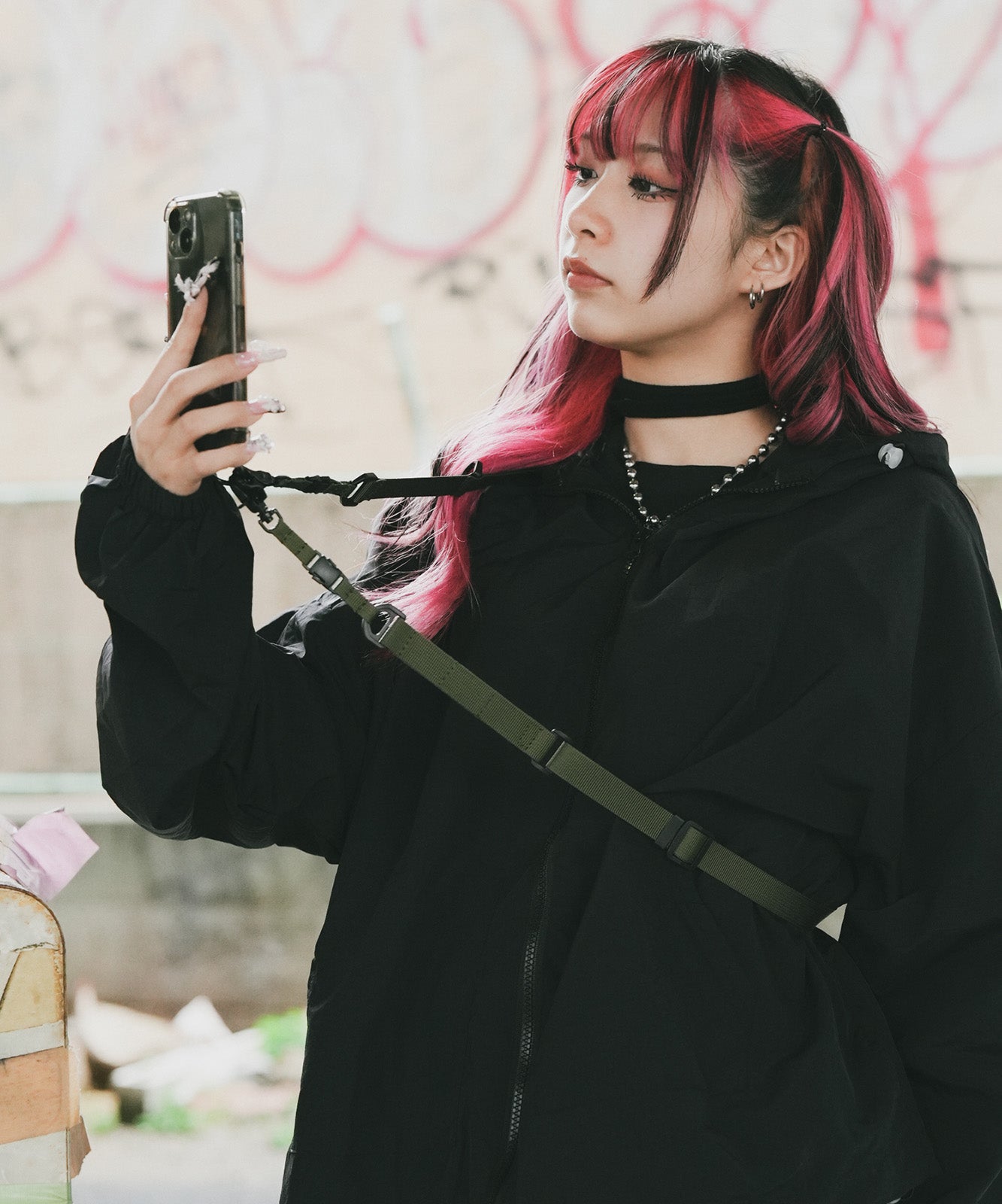 DEVICE＋ WEBBING MULTI GEAR STRAP ギアストラップ スマホショルダー ノームコア ゴープコア メンズ レディース ユニセックス