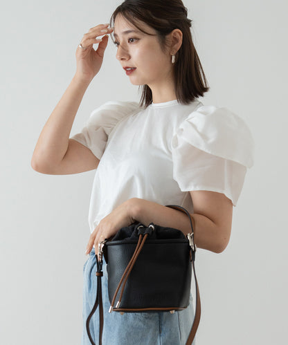 Rename コンビ 巾着 2way ショルダーバッグ