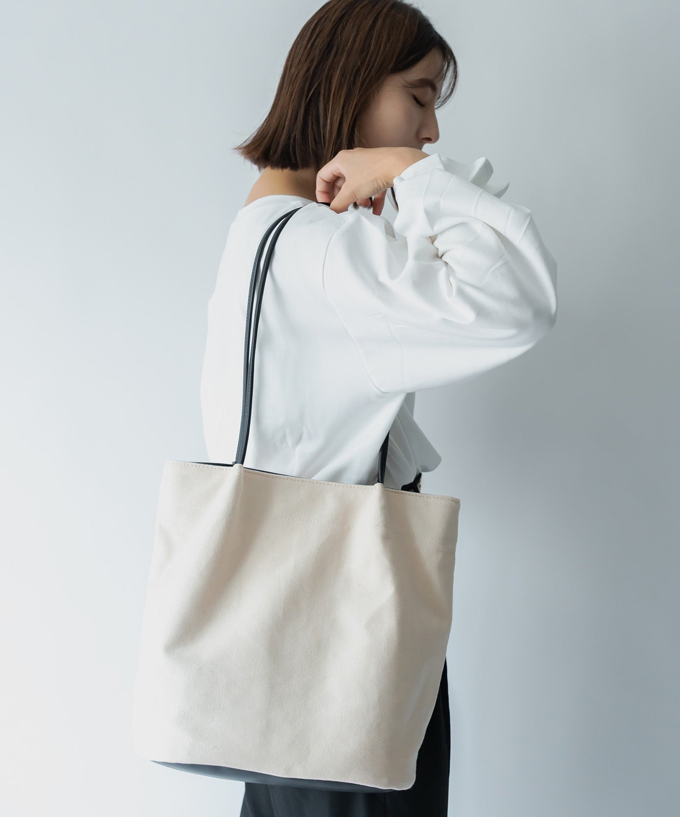 Rename カゴ キャンバス トートバッグ かごバッグ メンズ レディース