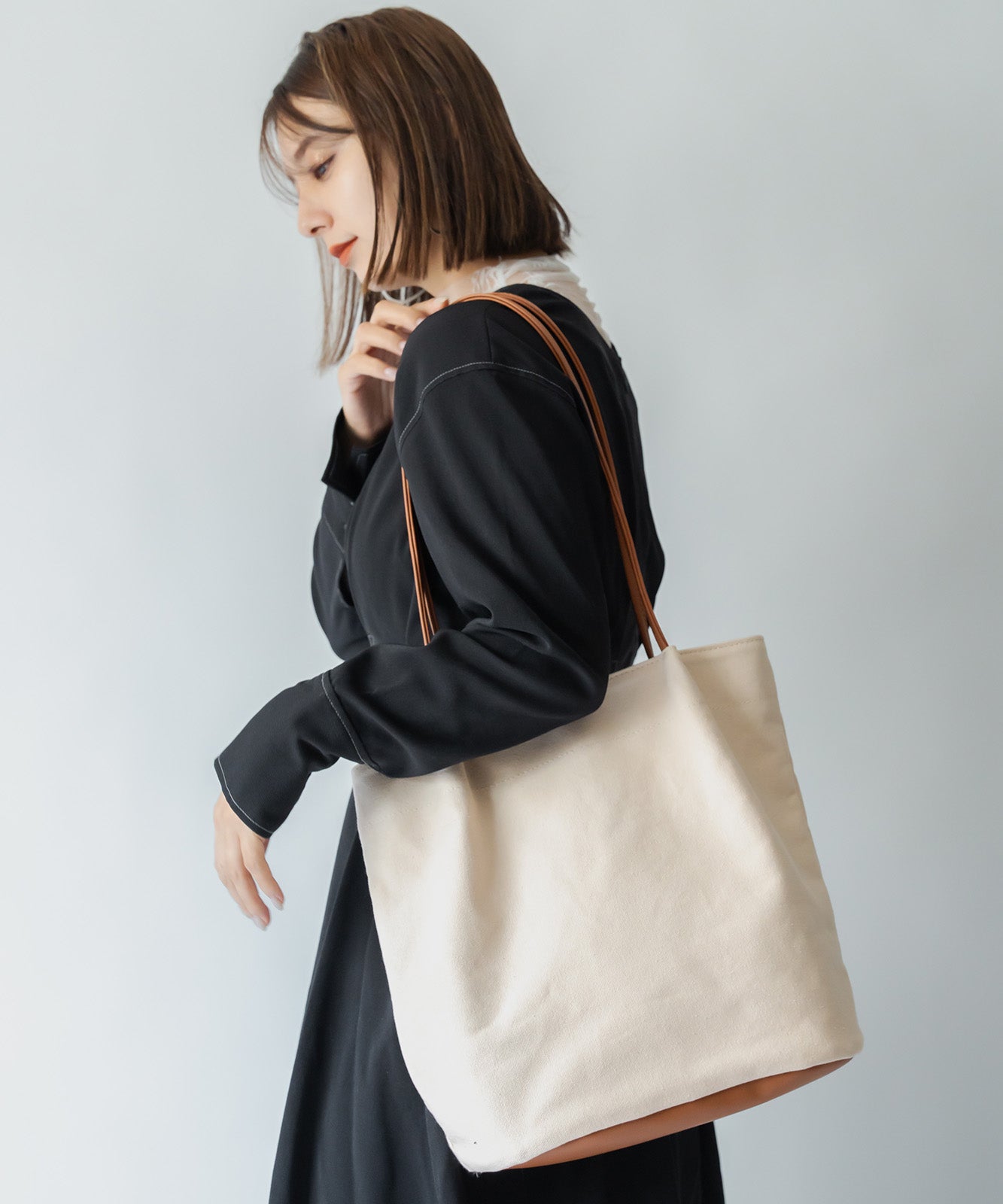 Rename カゴ キャンバス トートバッグ かごバッグ メンズ レディース