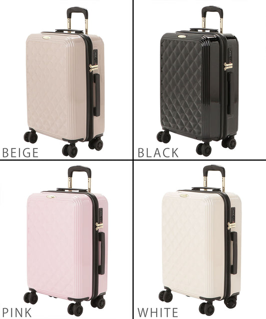 CECIL McBEE セシルマクビー キャリーケース スーツケース Sサイズ 機内持ち込み可能  【オリジナルジャガード トラベルボストンバッグ付き】