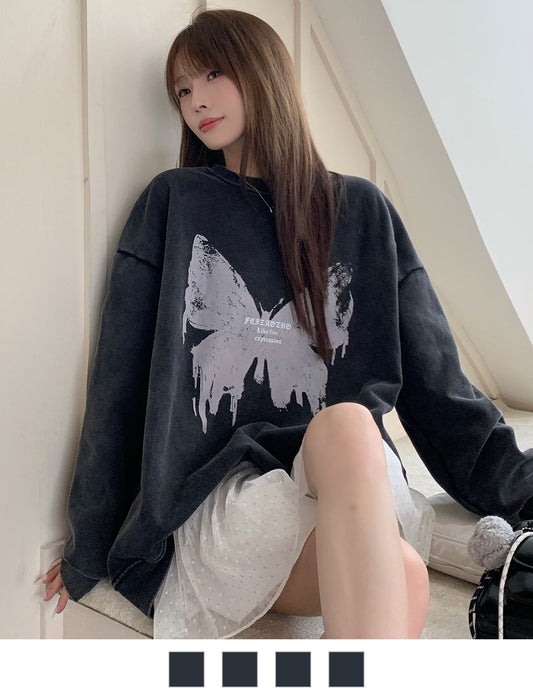 DEVICE select アメリカンヴィンテージ ピグメント 肉厚 スウェット トレーナー メンズ レディース 秋服 冬服