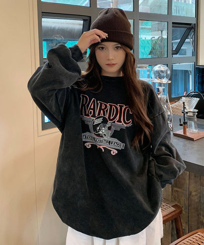 DEVICE select アメリカンヴィンテージ ピグメント 肉厚 スウェット トレーナー メンズ レディース 秋服 冬服