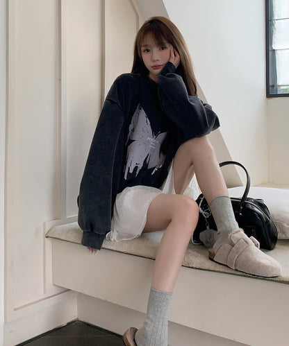 DEVICE select アメリカンヴィンテージ ピグメント 肉厚 スウェット トレーナー メンズ レディース 秋服 冬服