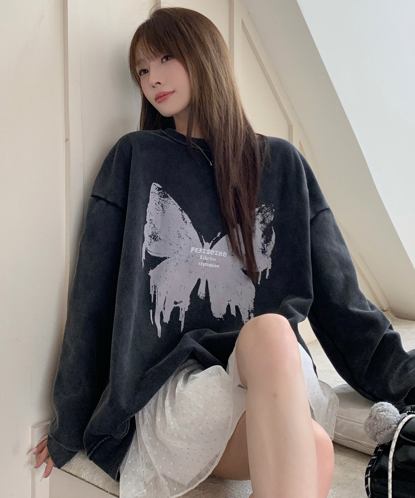 DEVICE select アメリカンヴィンテージ ピグメント 肉厚 スウェット トレーナー メンズ レディース 秋服 冬服