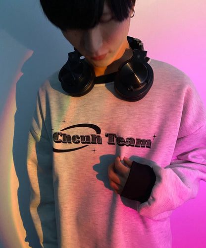 DEVICE select オーバーサイズ アソート モチーフ スウェット トレーナー