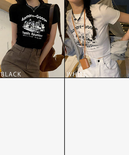 DEVICE select グラフィック キャンプ アウトドア プリント 半袖Tシャツ メンズ レディース