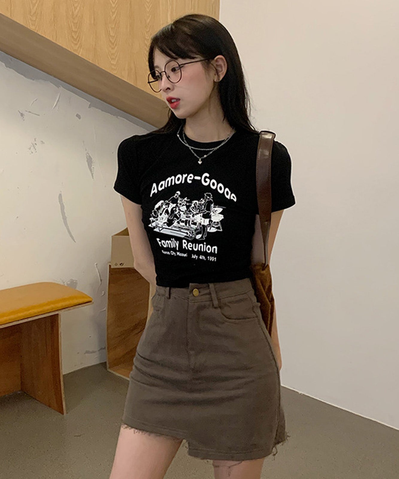 DEVICE select グラフィック キャンプ アウトドア プリント 半袖Tシャツ メンズ レディース