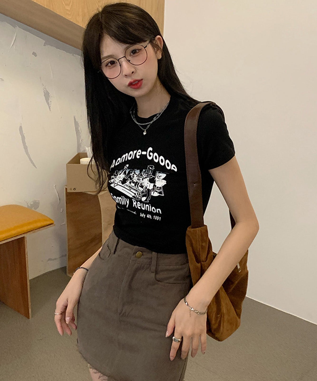 DEVICE select グラフィック キャンプ アウトドア プリント 半袖Tシャツ メンズ レディース