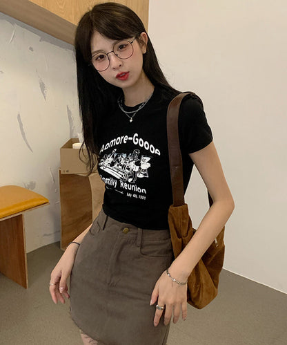 DEVICE select グラフィック キャンプ アウトドア プリント 半袖Tシャツ メンズ レディース