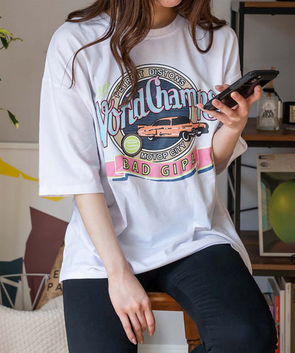 DEVICE select ヴィンテージスタイルビッグシルエットTシャツ メンズ レディース