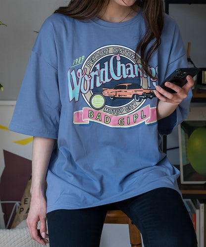 DEVICE select ヴィンテージスタイルビッグシルエットTシャツ メンズ レディース