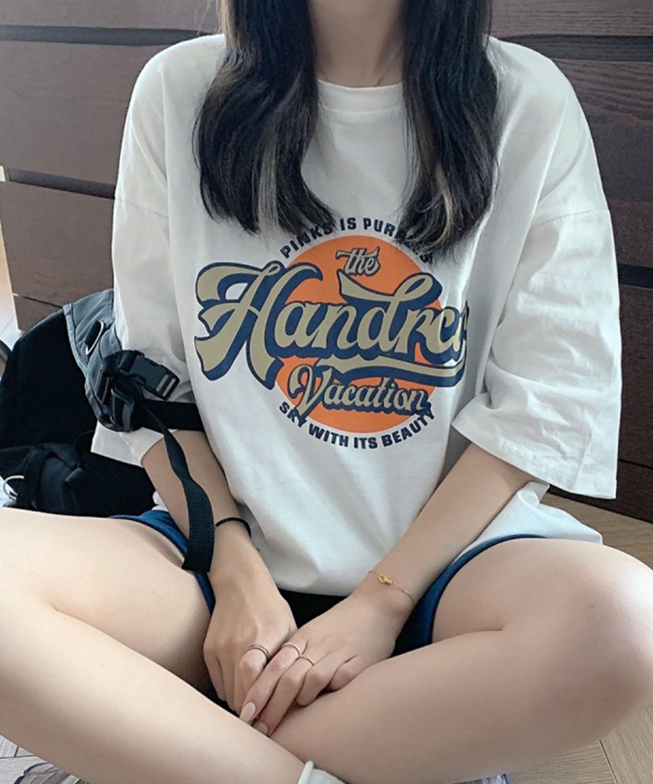 DEVICE select サークルプリント ロゴ Tシャツ メンズ レディース