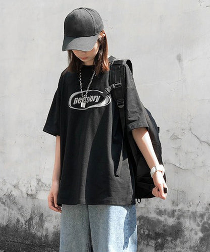 DEVICE select ストリート風 ルーズスタイル 半袖Ｔシャツ メンズ レディース