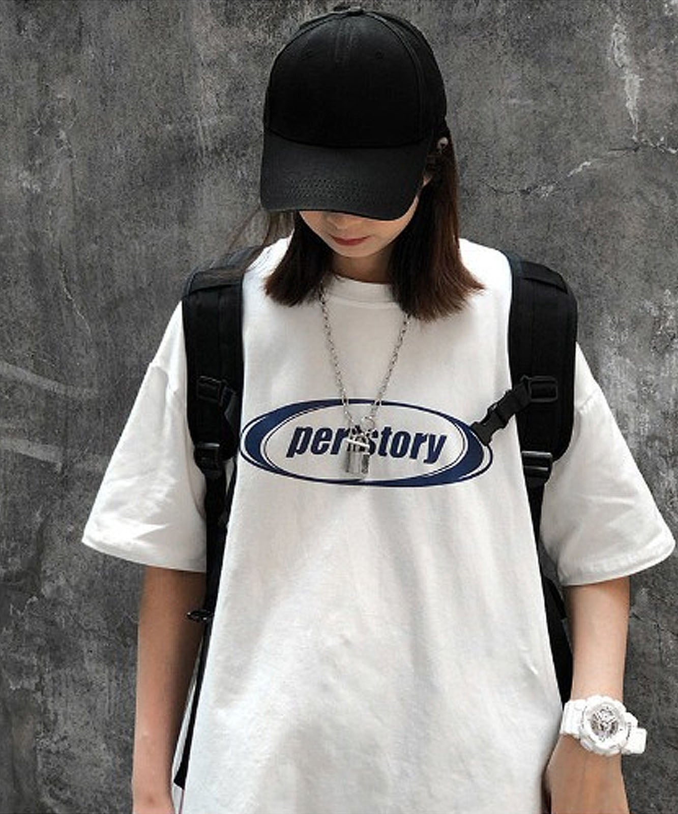 DEVICE select ストリート風 ルーズスタイル 半袖Ｔシャツ メンズ レディース