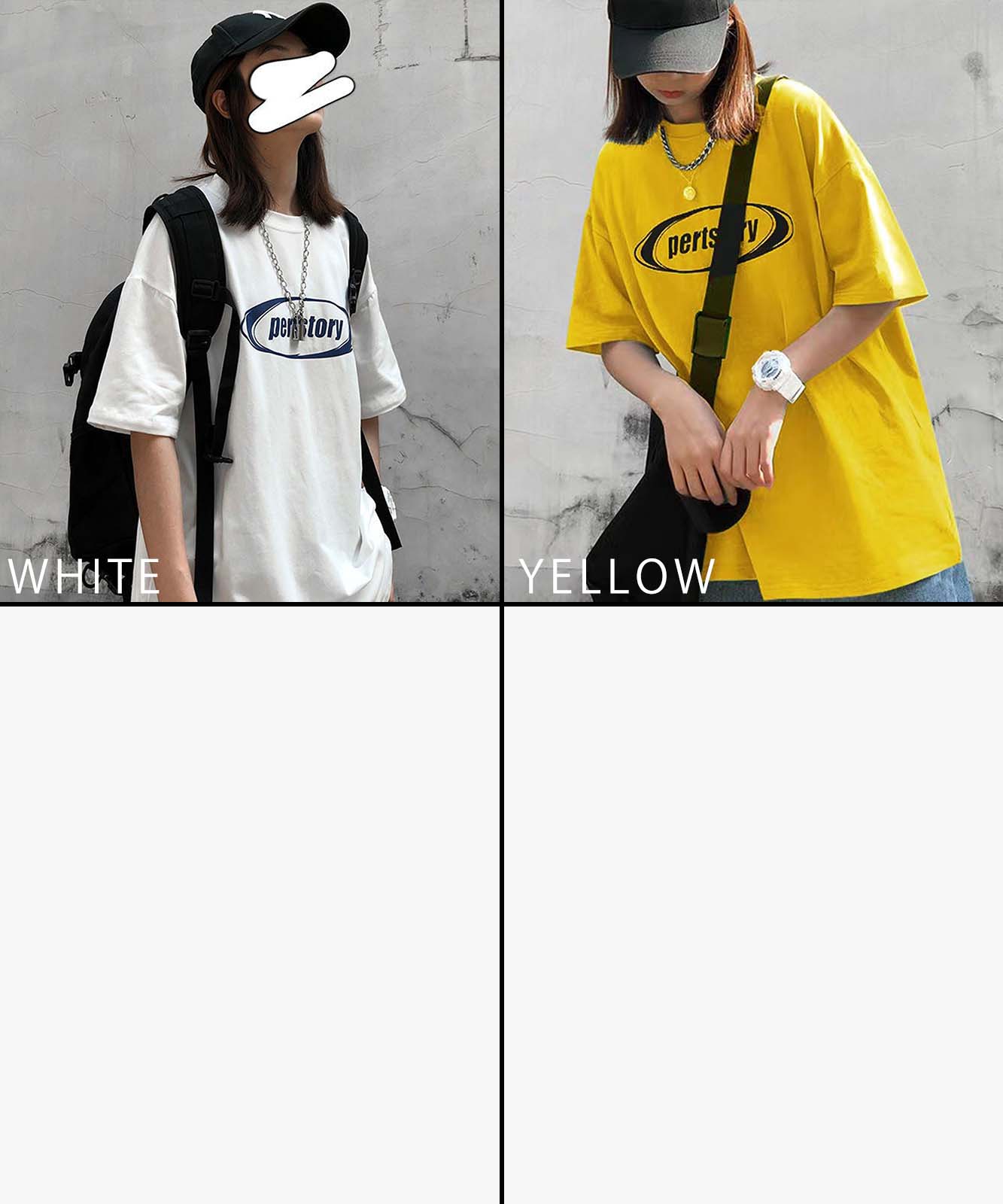 DEVICE select ストリート風 ルーズスタイル 半袖Ｔシャツ メンズ レディース