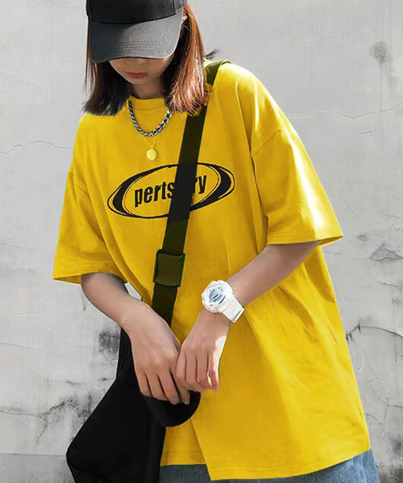 DEVICE select ストリート風 ルーズスタイル 半袖Ｔシャツ メンズ レディース