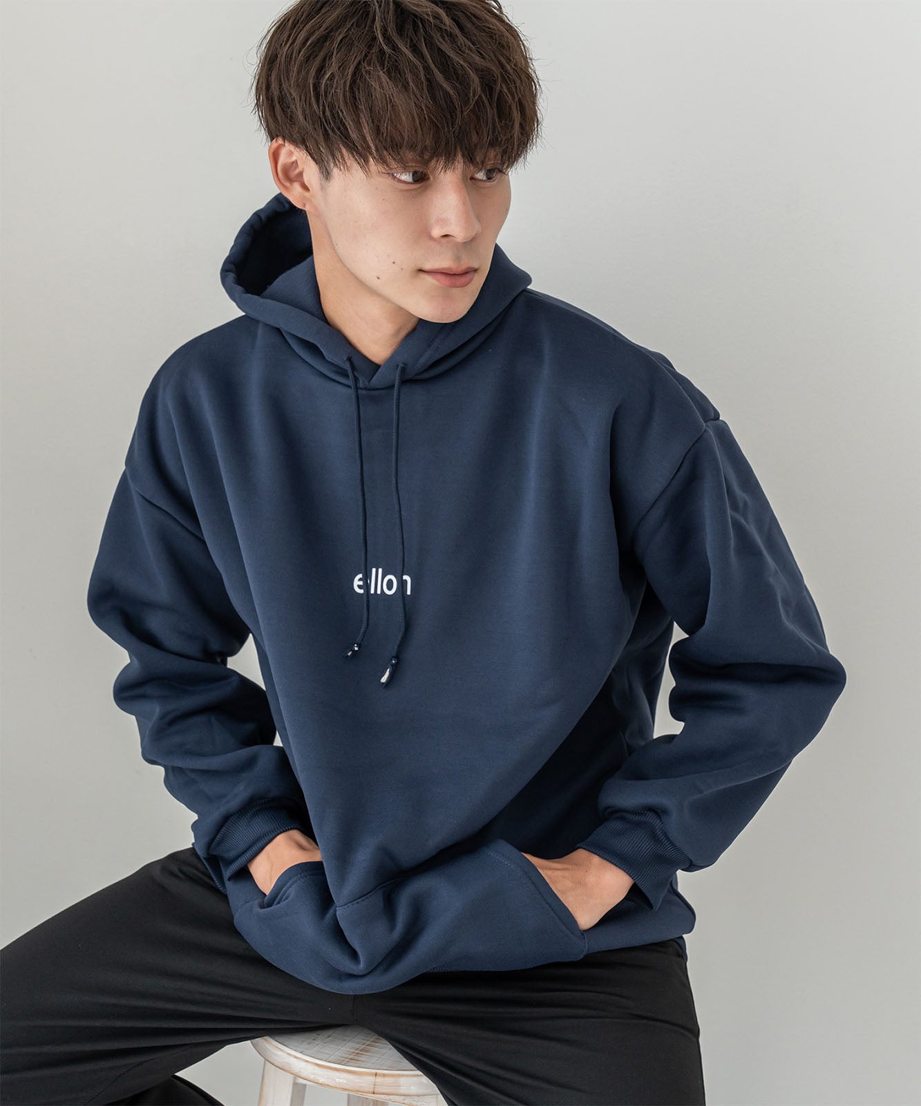 DEVICE select 韓国スタイル ビッグシルエット フーディ パーカー メンズ レディース ユニセックス