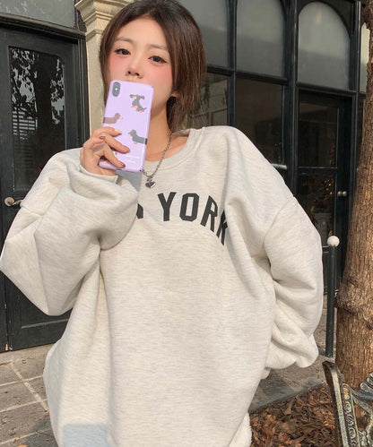 DEVICE select オーバーサイズ プルオーバー カレッジロゴ スウェット トレーナー メンズ レディース ユニセックス
