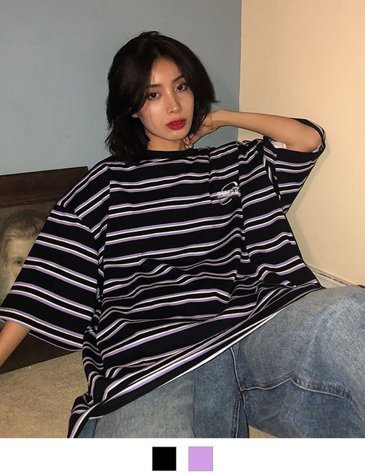 DEVICE select ビッグシルエット ボーダーTシャツ メンズ レディース ユニセックス