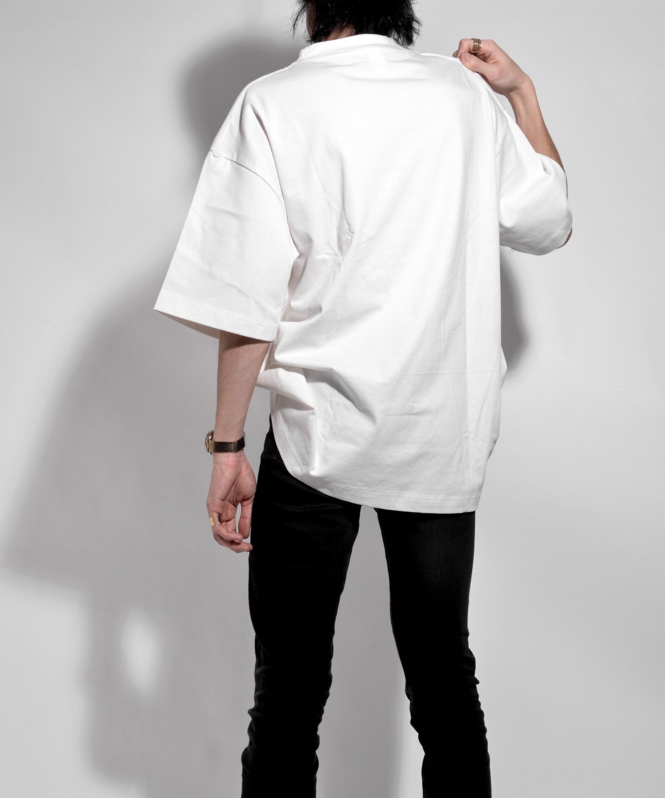 DEVICE select オーバーサイズ ポケット刺繍 コットン 半袖 Tシャツ メンズ レディース ユニセックス