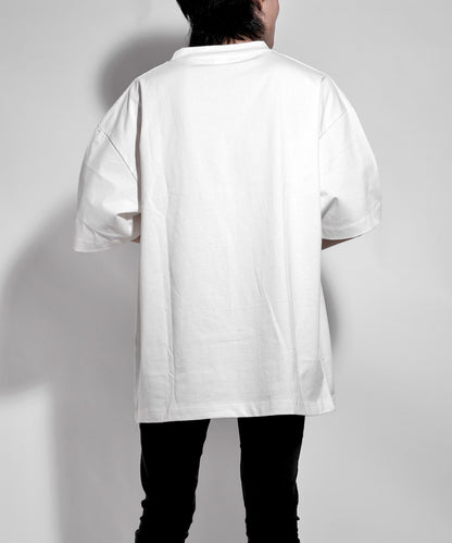 DEVICE select オーバーサイズ ポケット刺繍 コットン 半袖 Tシャツ メンズ レディース ユニセックス