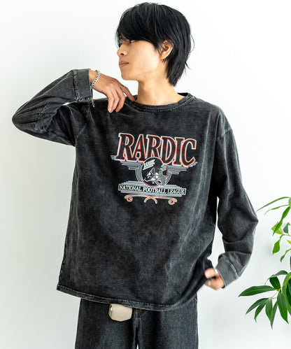 DEVICE select ジャンキープリント ピグメント ロンT 古着風 ロングスリーブTシャツ メンズ レディース 秋服